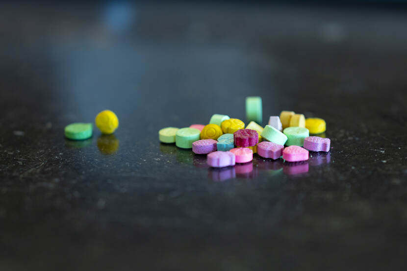 Foto van xtc-tabletten