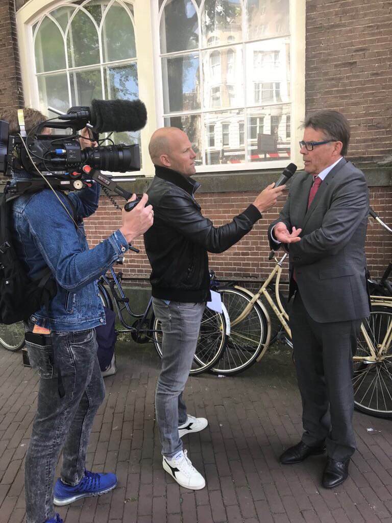 interview voorafgaand aan symposium