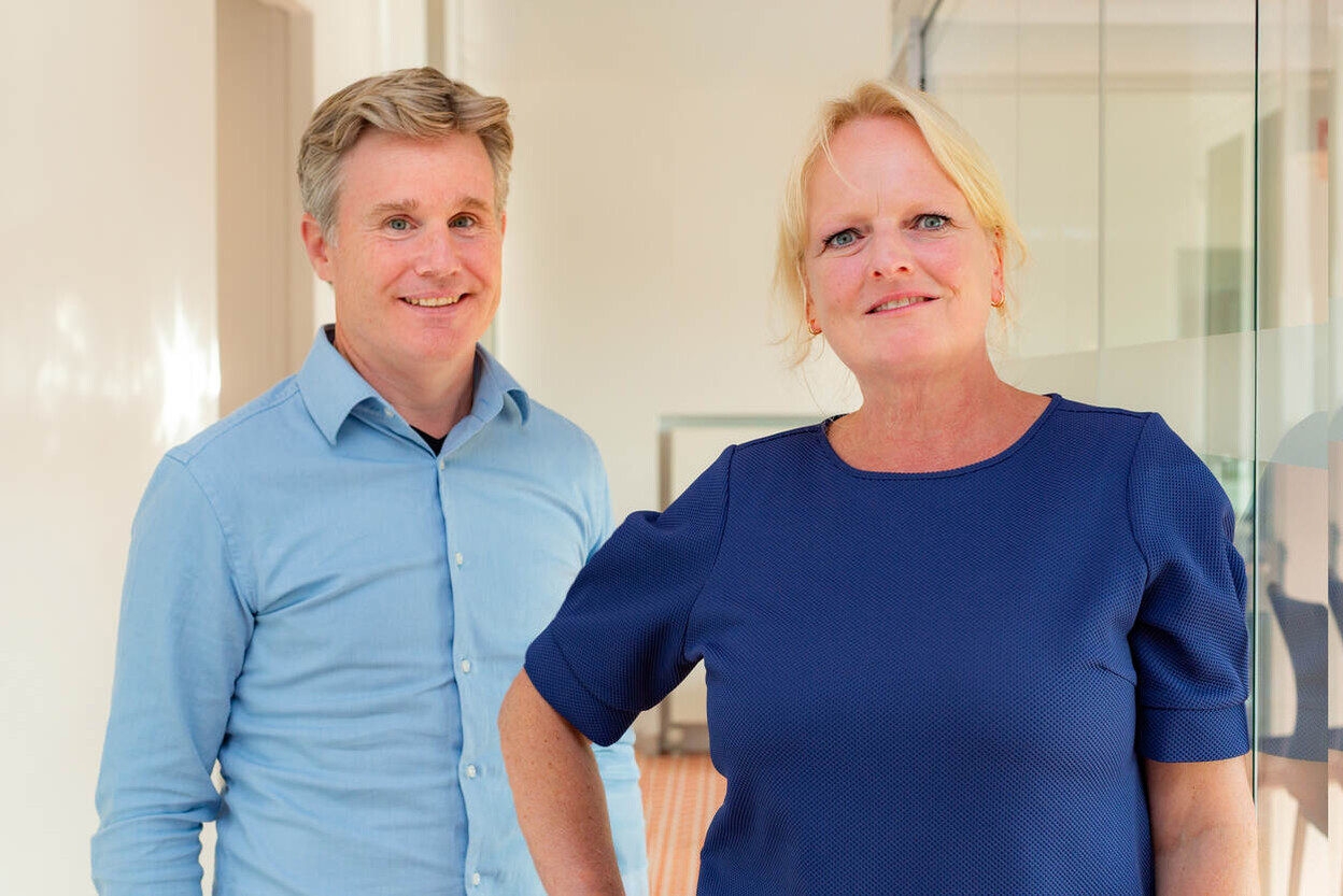 Rogier van der Hulst en Heike Terlingen