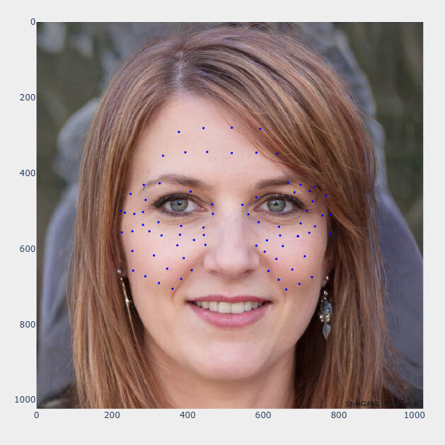 Persoon waarop detectiepunten worden gemeten