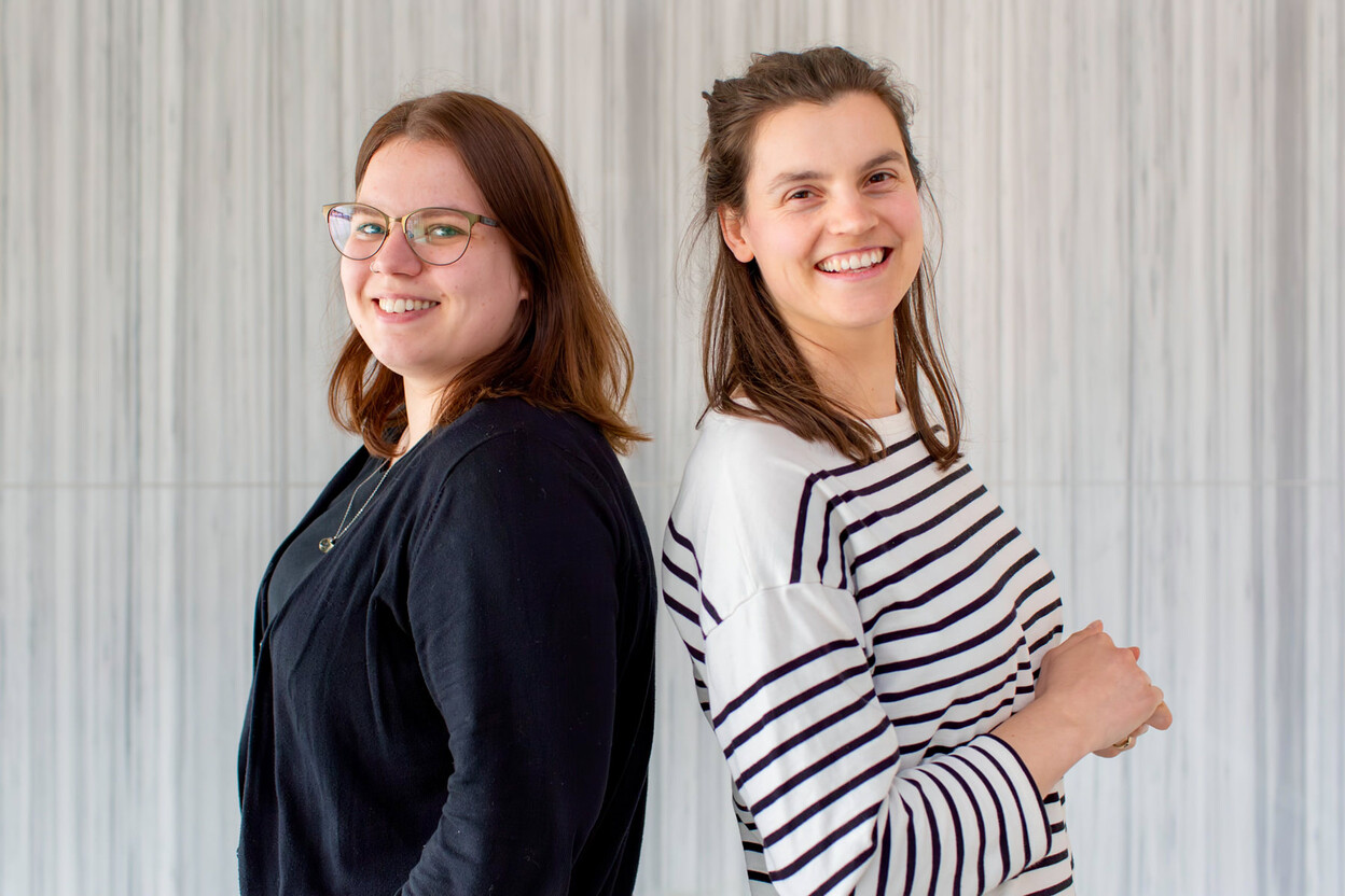 Portret van data scientists Marieke Vinkenoog en Anne Fleur van Luenen