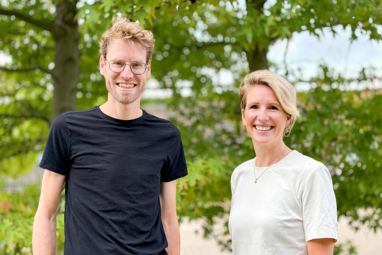 Portret van Matthijs Zuidberg en Madeleine de Gruijter