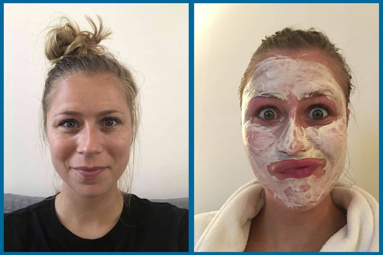 Twee selfies worden vergeleken om te kijken of het om dezelfde persoon gaat