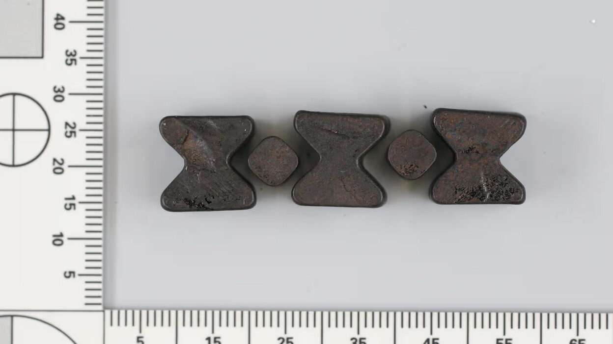 Vlindervormig fragment uit de warhead van een Buk-raket.