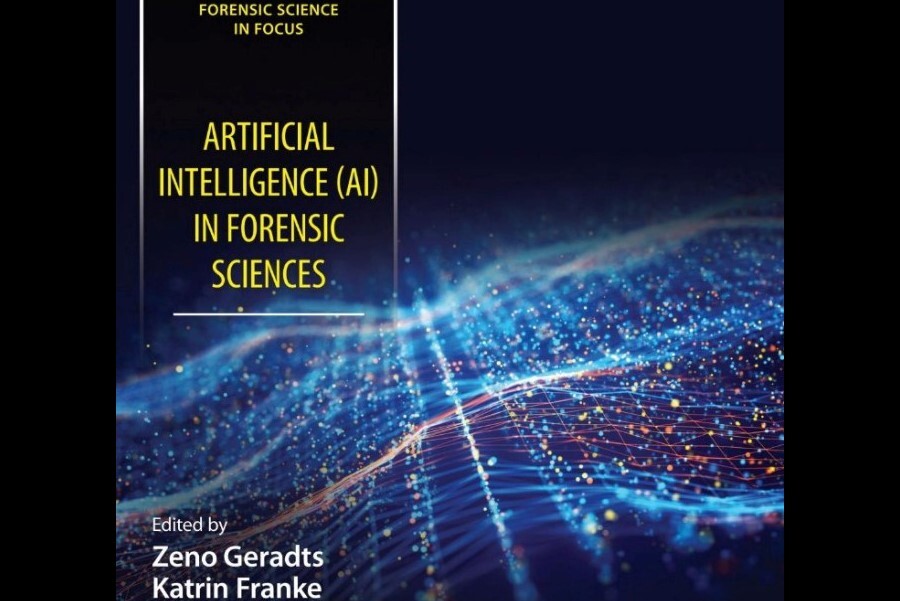 De cover van het boek ‘Artificial Intelligence (AI) in Forensic Sciences’.