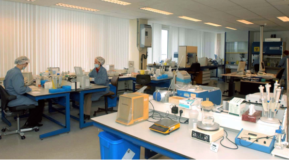 Oud laboratorium van het Nederlands Forensisch Instituut