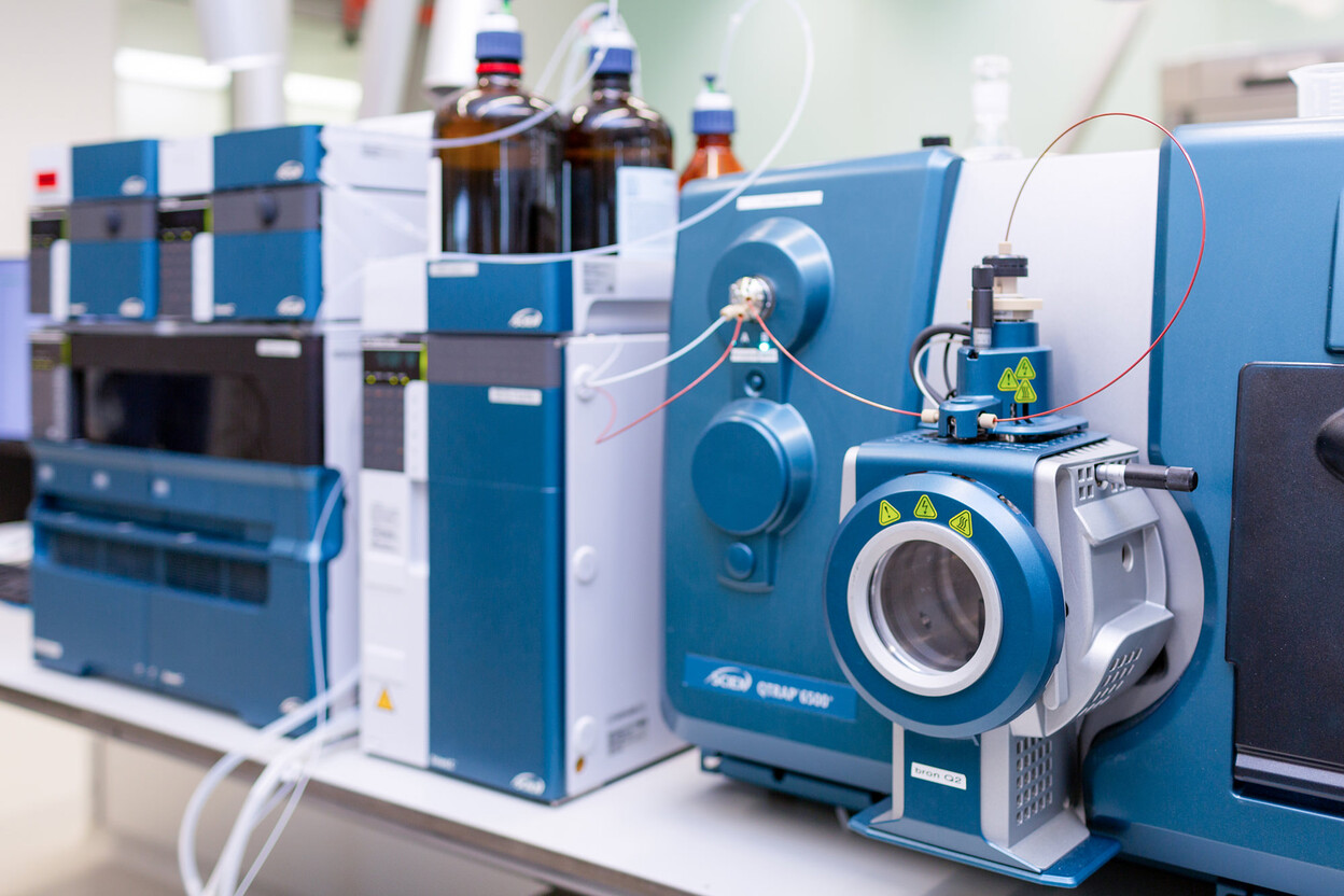 Appratuur in laboratorium Toxicologie