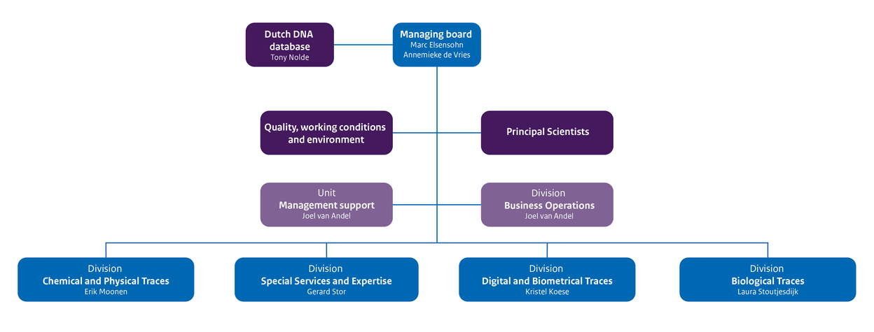 Organisational structure NFI